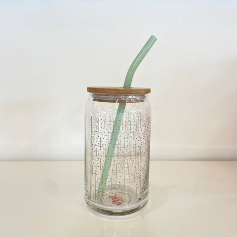 Bamboo Can Glass Lid