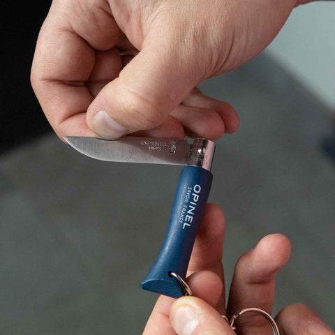 No.04 Colorama Stainless Folding Key Chain Knives