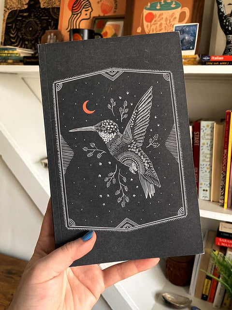 Hummingbird Notebook: 5.5x8.5