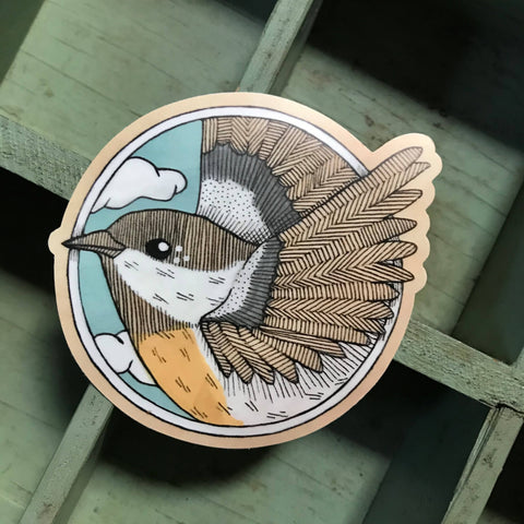 Chickadee East Vinyl Sticker