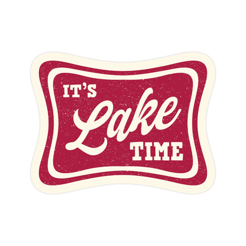 Lake Float Summer High Quality Vinyl Sticker