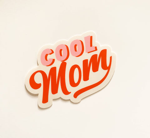 Cool Mom Vinyl Sticker