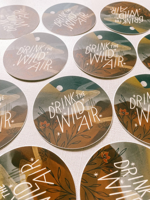 Wild Air 3" Matte Sticker