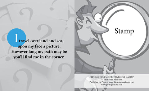 Riddles, Vol. II Knowledge Cards