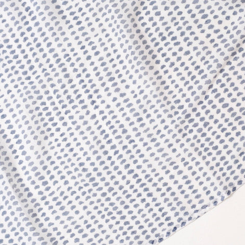 Navy Dot Block Printed Scarf