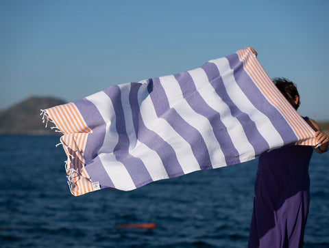 Efes Beach Towel, 100% Turkish Cotton
