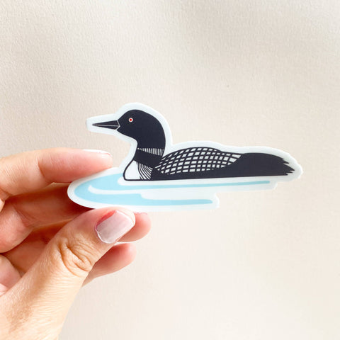 Loon Midwest up north vinyl sticker