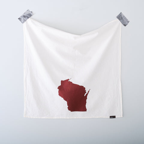 Wisconsin Deluxe Floursack Tea Towel