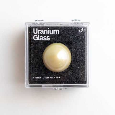 Yellow Uranium Glass Ball