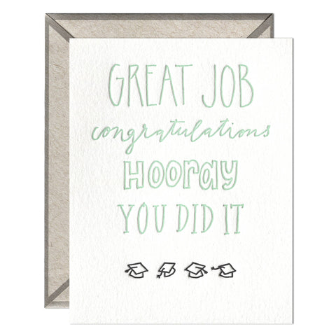 Congrats Graduate - Graduation card