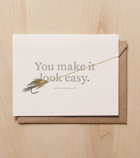 You Make It Look Easy (Father's Day card)