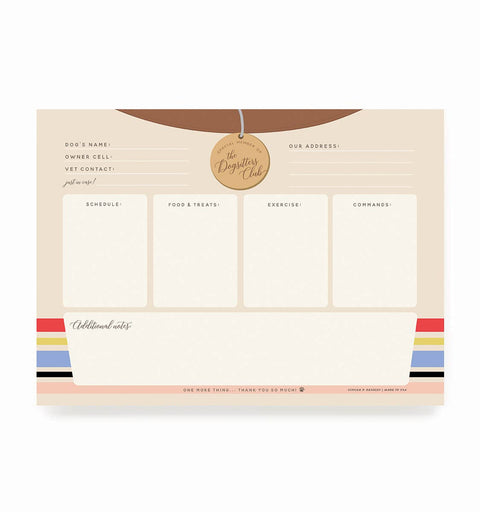 Dogsitters Club Notepad