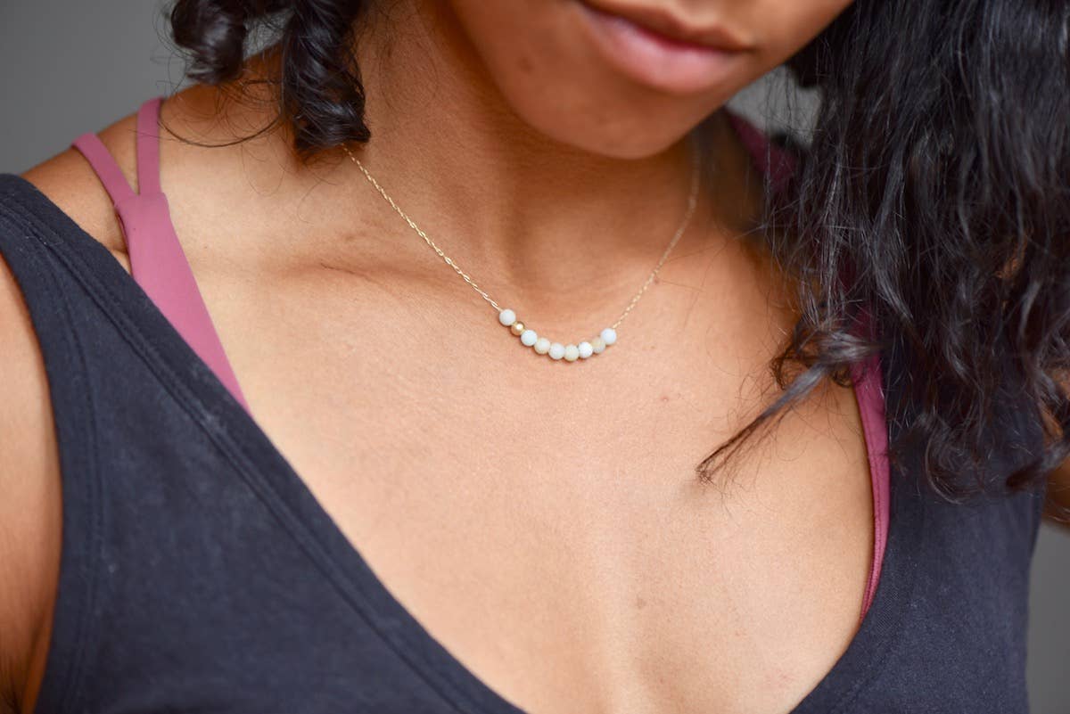 Clarity Necklace, 9 Bead