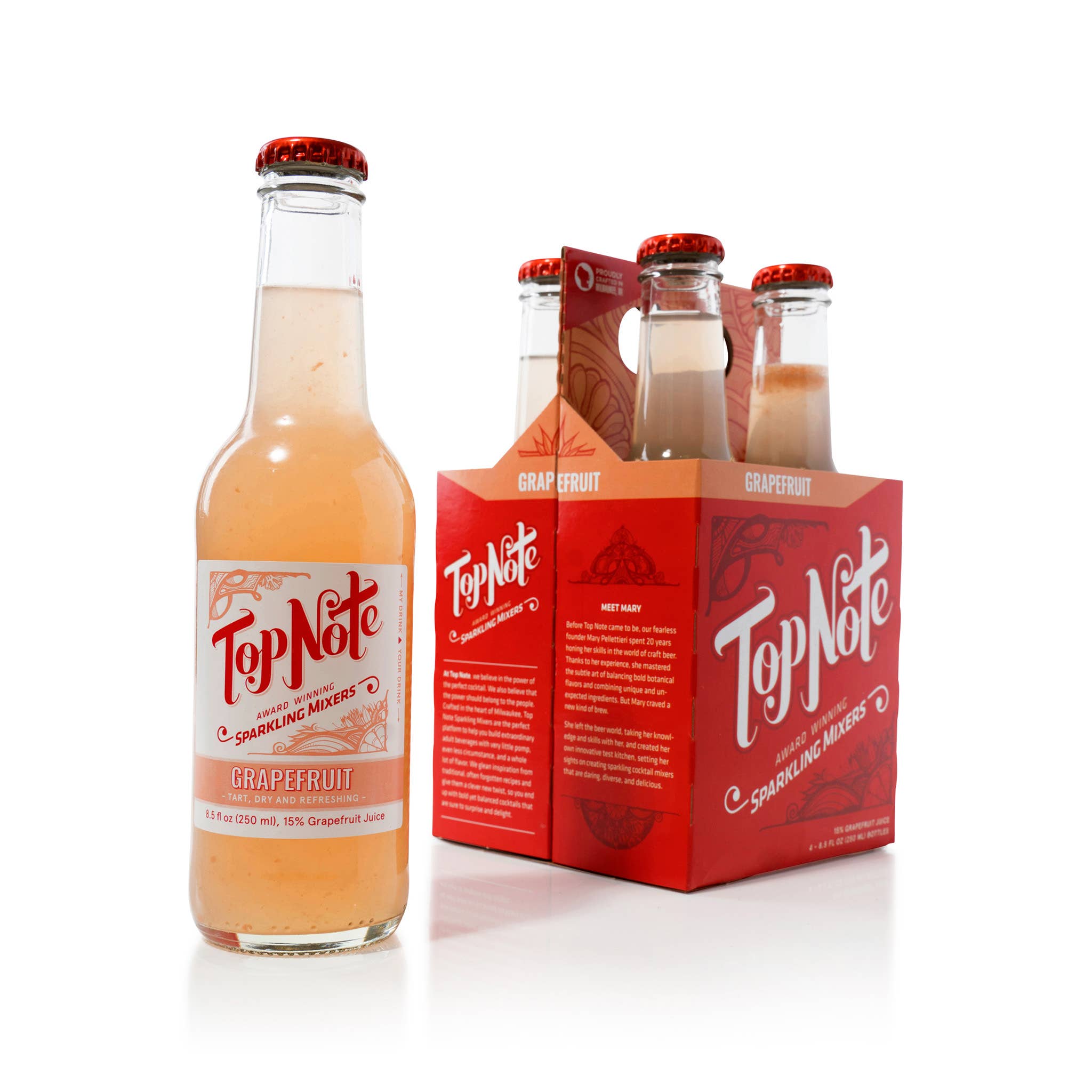 Real ruby red grapefruit juice Grapefruit Soda