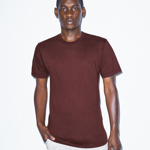 Men's Road Bike Fine Jersey Tee, White on Truffle - Final sale
