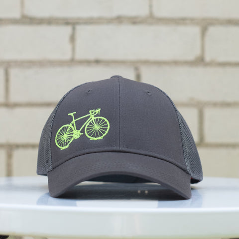 Bicycle Embroidered Youth Snapback Baseball Cap