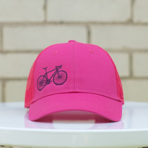 Bicycle Embroidered Youth Snapback Baseball Cap