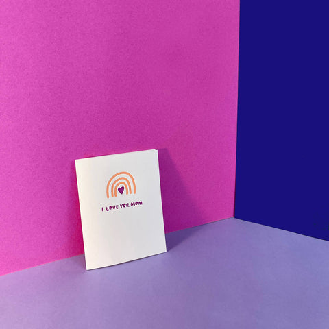 I Love You, Mom - Mother's Day card - Final Sale
