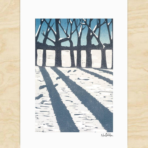 First Snow Greeting Card