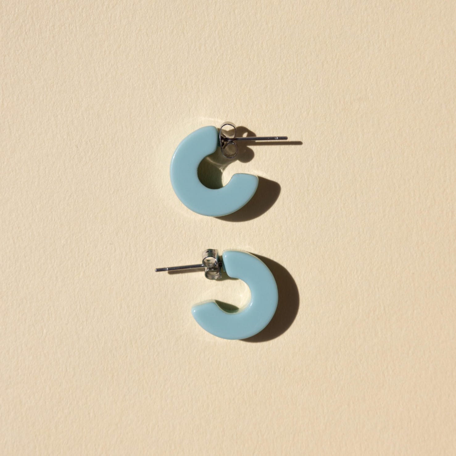 Mali Hoops In Turquoise