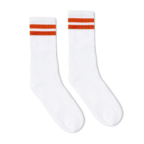 Socco US made socks, 2-Stripe Crew - Final Sale