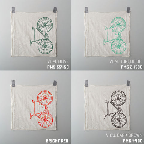 Fixie Bicycle Deluxe Flour Sack Towel