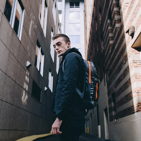Upcycled Brooklyn Backpack