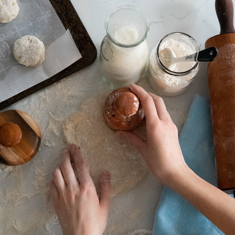 WOODEN BISCUIT CUTTER