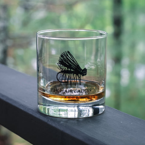 Fly Fishing Rocks Glassware