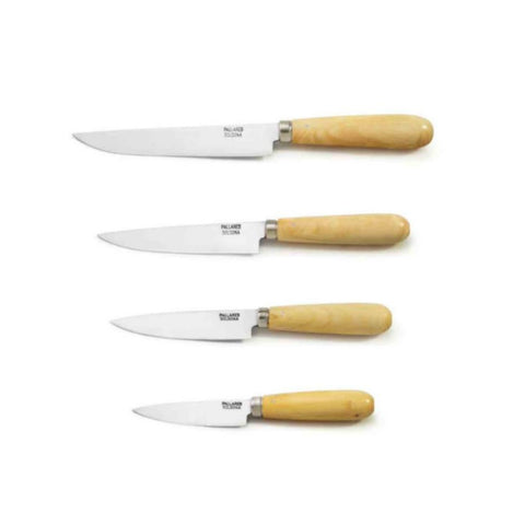 Kitchen Knife Boxwood Handle Carbon Steel