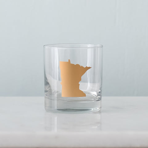 FINAL SALE Matte Gold State Rocks