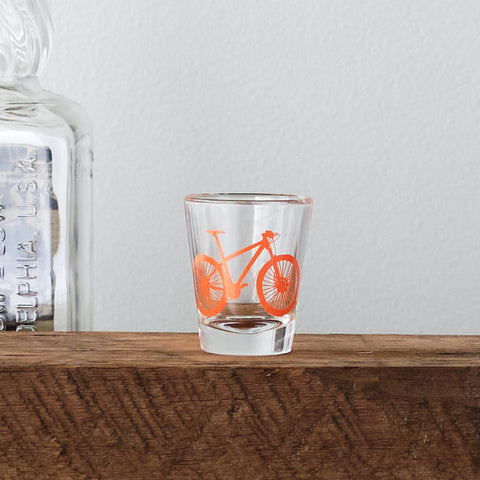 Mountain Bike Shot Glass