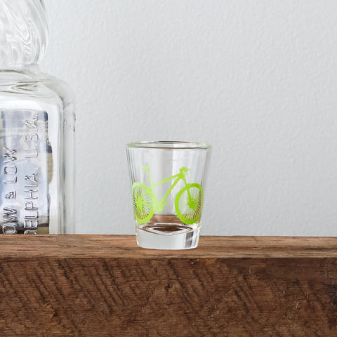Mountain Bike Shot Glass