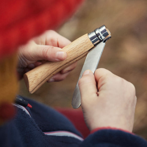 My First Opinel Knife & Recycled Sheath Set