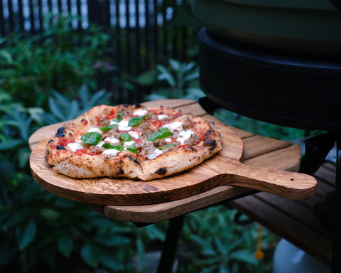 Olive wood pizza board