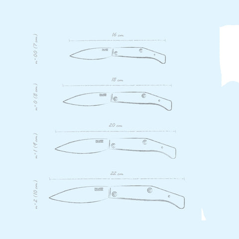 Busa Pocket Knife Nº0 (8 cm) Boxwood Handle Carbon Steel