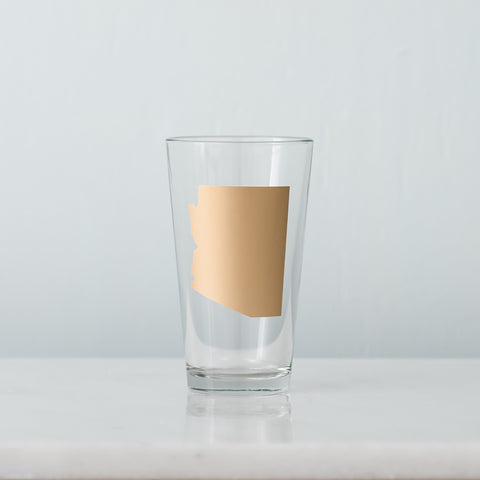 FINAL SALE Matte Gold State Pints