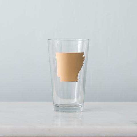 FINAL SALE Matte Gold State Pints