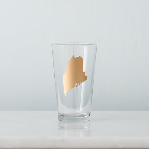 FINAL SALE Matte Gold State Pints