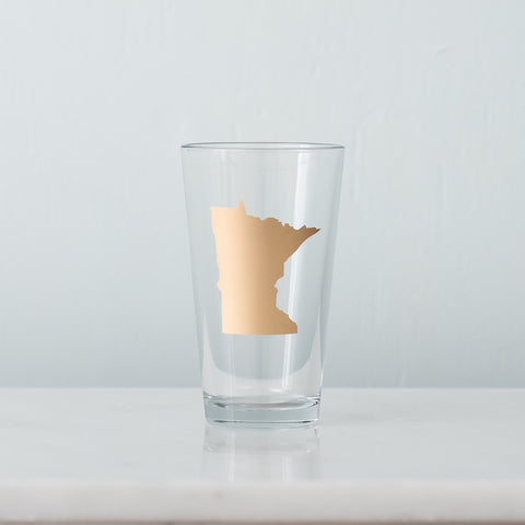 FINAL SALE Matte Gold State Pints