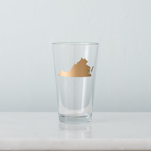 FINAL SALE Matte Gold State Pints