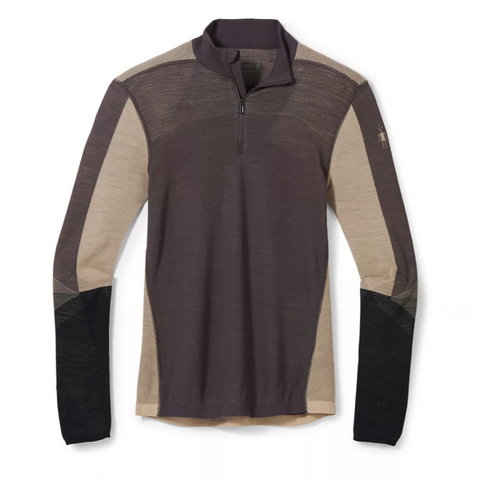 Men's Intraknit Thermal Merino Base Layer Colorblock 1/4 Zip - Final Sale