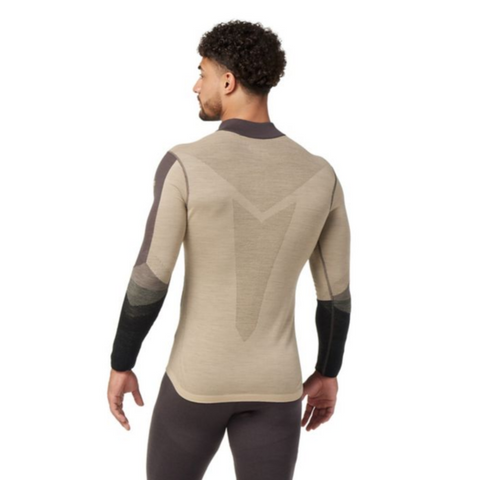 Men's Intraknit Thermal Merino Base Layer Colorblock 1/4 Zip - Final Sale