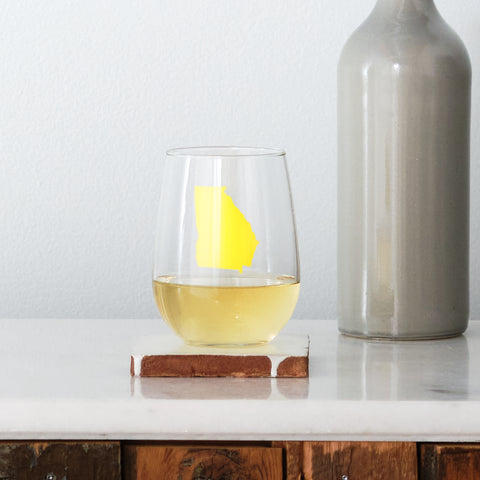 State Stemless Wine Glasses