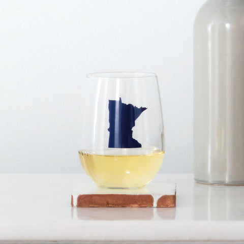 State Stemless Wine Glasses