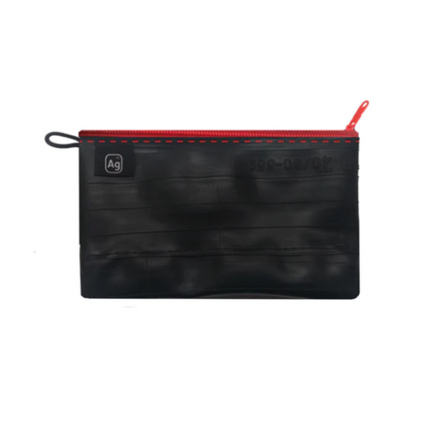 Upcycled Zipper Pouch Mid-size