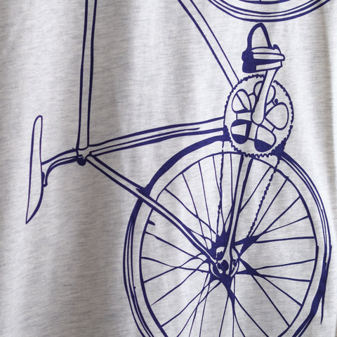 Women’s FIXIE Bike Violet Oatmeal Scoop Neck Tee