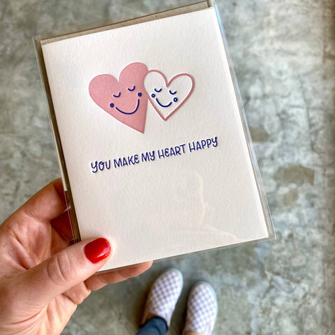 Make My Heart Happy - Love + Anniversary card