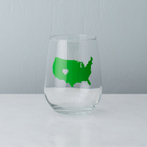 State Stemless Wine Glasses