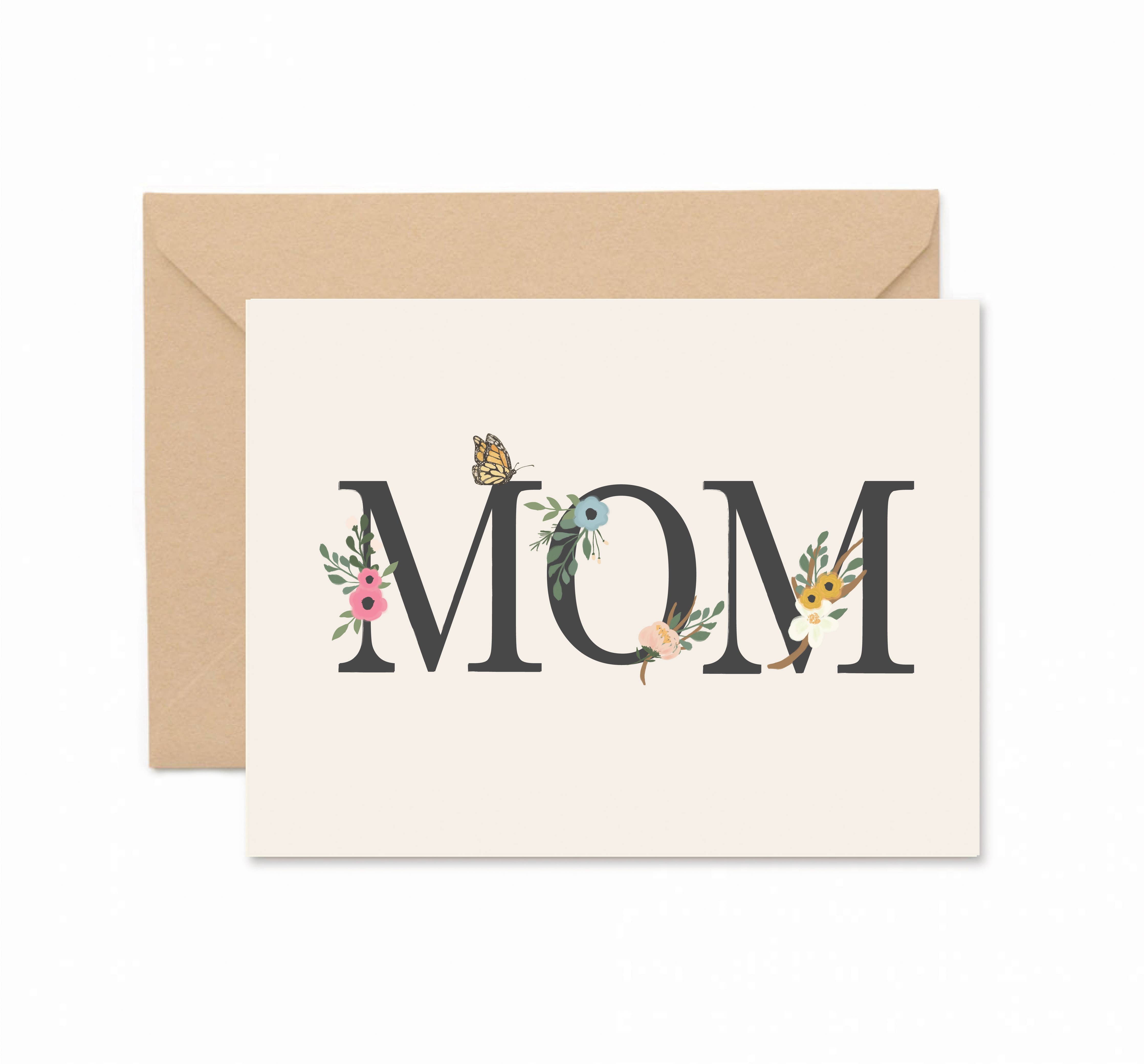 Floral Design Mother's Day Card